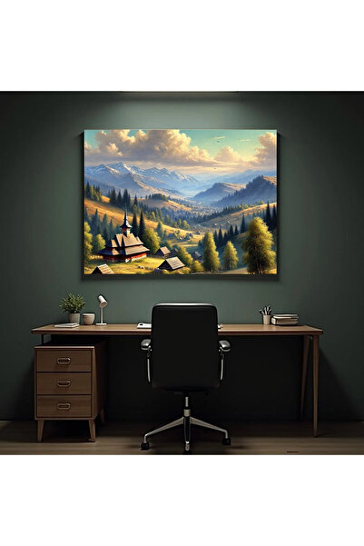 Printees Tablou - Nori peste vale