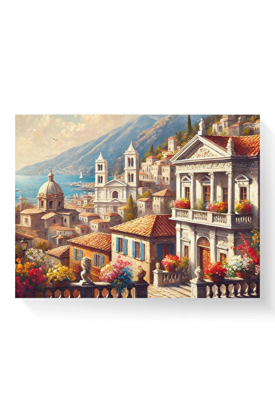 Printees Tablou - Orașul vechi - Canvas pe șasiu