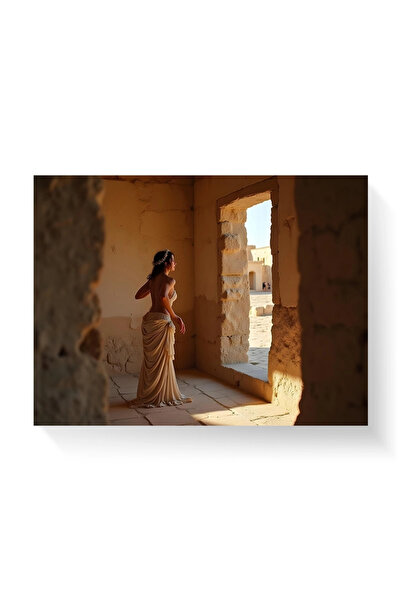 Printees Tablou - Ieșire din vechea vilă - Canvas pe șasiu