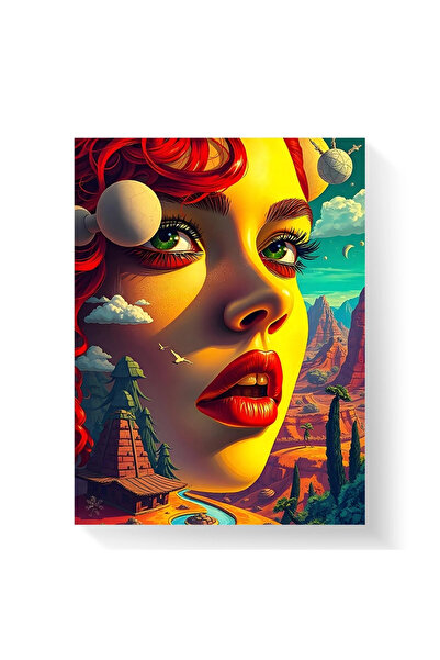 Printees Painting - Surrealist Portrait