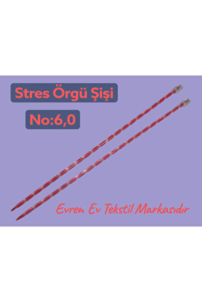 Evren Ev Tekstil STRES ÖRGÜ ŞİŞİ NO :6,0