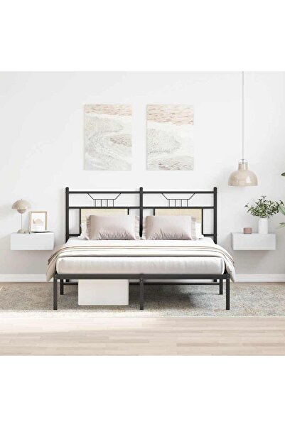 vidaxl Floating Nightstands 2 pcs White 40x30x15cm Engineered Wood