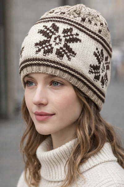 laviyonsa Winter Knitted Beanie Oversized Size