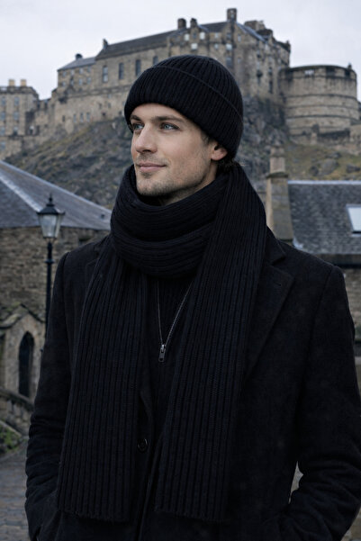 laviyonsa Men's Scarf Beanie & Beanie Set