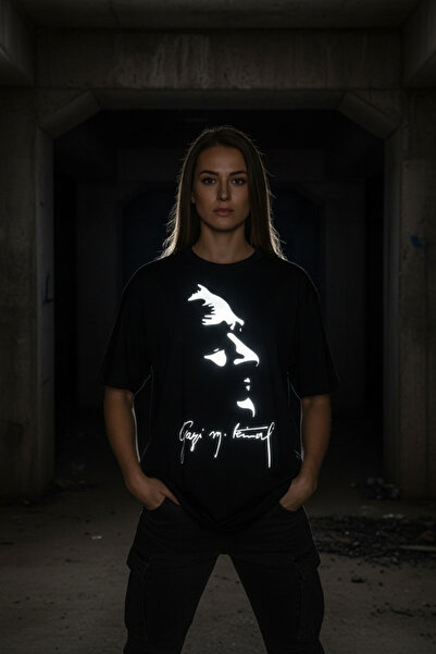 Angels Passion Tricou reflectorizant Ataturk cu imprimeu (siluetă) cu semnătu...