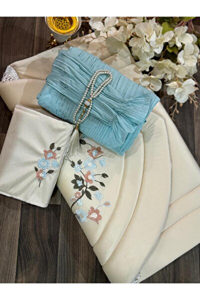 Generic Prayer mat with comfortable padded foam rug and Quran cover