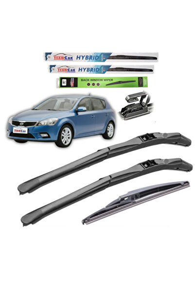 TEAMCAR Set complet de ștergătoare de parbriz Kia Ceed I (2009-2012) hibrid