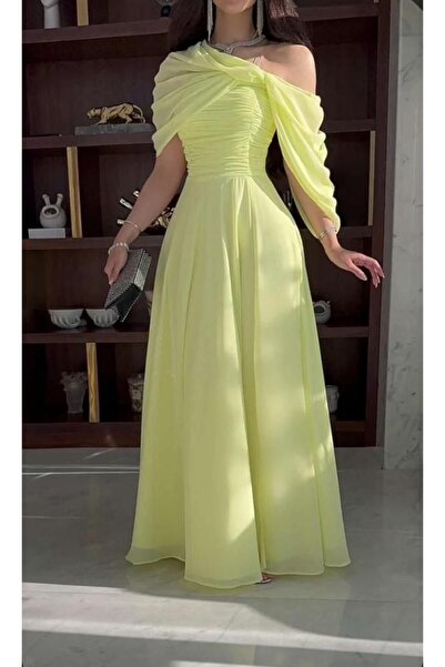 ZAYNAFASHIONSA Solar's yellow dress