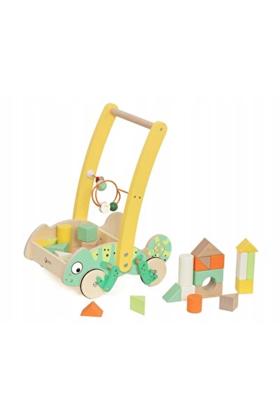 Classic World Cameleon Walker din lemn cu blocuri