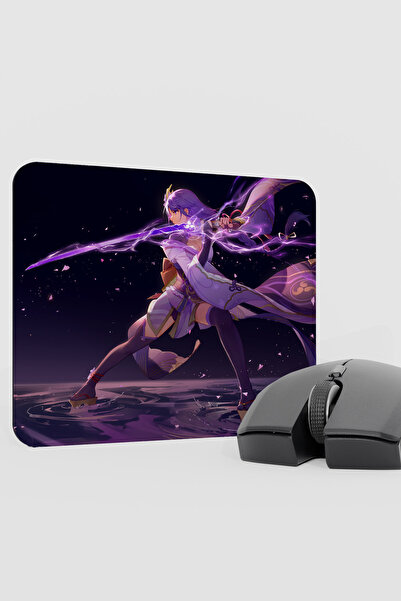 mousepad bastir Raiden Genshin Impact Anime Gacha V5 - 22X18 Gaming Mouse Pad...