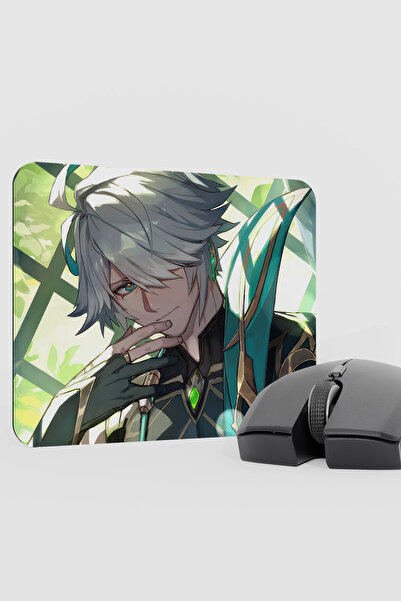 mousepad bastir Alhaitham Genshin Impact Anime Gacha V1 - 22X18 Gaming Mouse ...