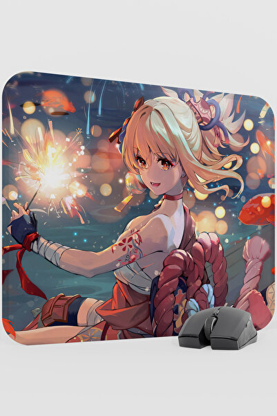 mousepad bastir Yoimiya Genshin Impact Anime Gacha V2 - 48X40 XL Gaming Mouse...