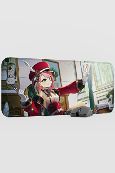 mousepad bastir لوحة ماوس للألعاب من شارلوت جينشين إمباكت أنيمي غاشا V1 - مقا...
