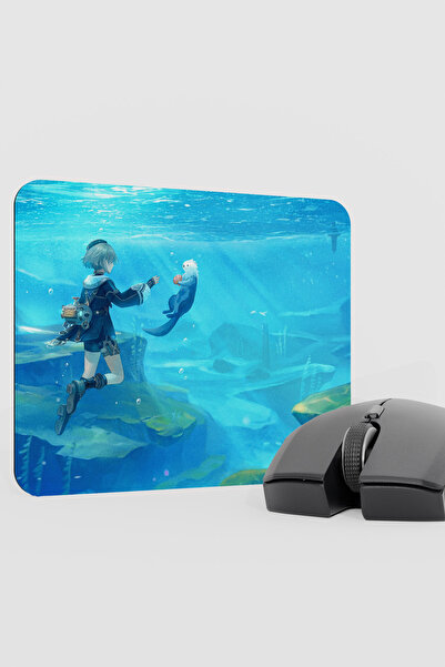 mousepad bastir Freminet Genshin Impact Anime Gacha V2 - 22X18 Gaming Mouse P...