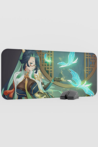 mousepad bastir Xianyun Genshin Impact Anime Gacha V4 - 70X30 XL Gaming Mouse...