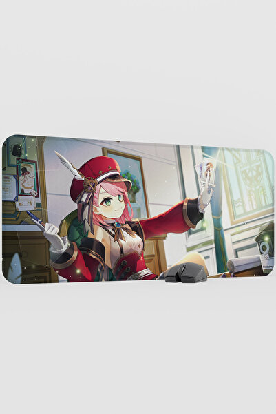 mousepad bastir Charlotte Genshin Impact Anime Gacha V1 - 90X40 XXL Gaming Mo...