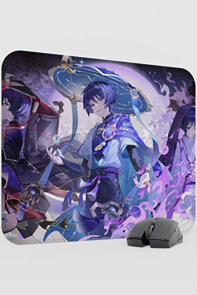 mousepad bastir Wanderer Genshin Impact Anime Gacha V5 - 48X40 XL Gaming Mous...