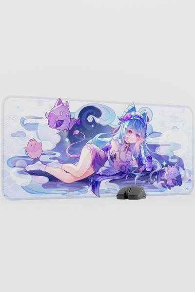 mousepad bastir Yumemizuki Mizuki Genshin Impact Anime Gacha V3 - 90X40 XXL G...