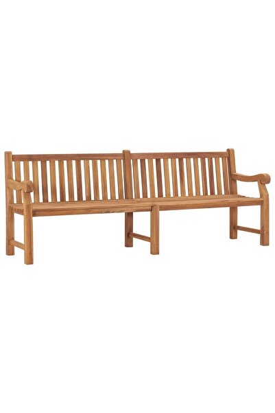 vidaxl Garden Bench 228 cm Solid Teak Wood