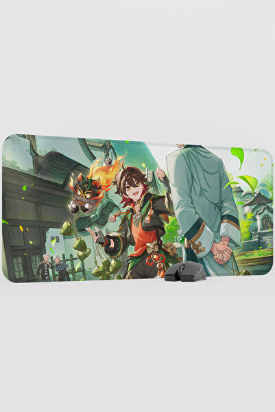 mousepad bastir Gaming Genshin Impact Anime Gacha V2 - 90X40 XXL Gaming Mouse...