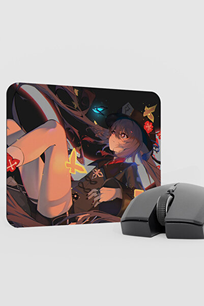mousepad bastir Hu Tao Genshin Impact Anime Gacha V4 - 22X18 Gaming Mouse Pad...