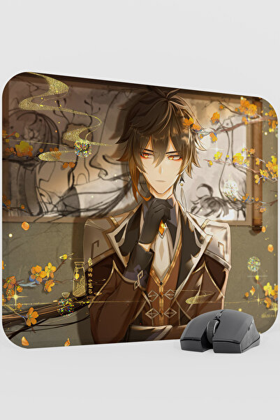 mousepad bastir Zhongli Genshin Impact Anime Gacha V2 - 48X40 XL Gaming Mouse...