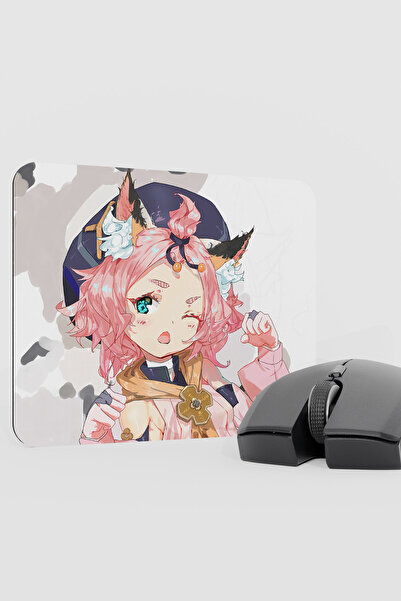 mousepad bastir Diona Genshin Impact Anime Gacha V5 - 22X18 Gaming Mouse Pad ...