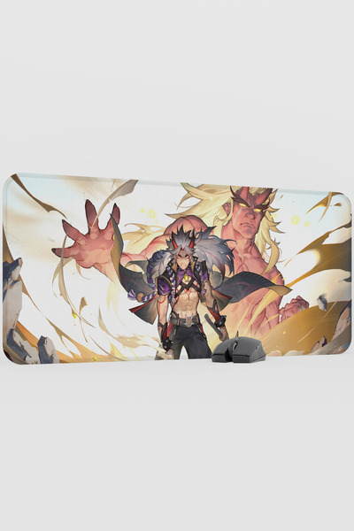 mousepad bastir Itto Genshin Impact Anime Gacha V5 - 90X40 XXL Gaming Mouse P...