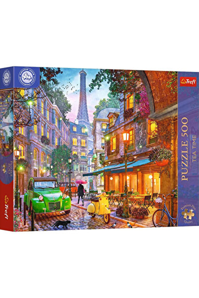 Trefl PUZZLE 500 PREMIUM PLUS TEA TIME EUROPEAN CHAMPIONSHIP PARIS CAFÉ