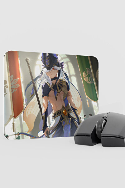 mousepad bastir Cyno Genshin Impact Anime Gacha V3 - 22X18 Gaming Mouse Pad M...