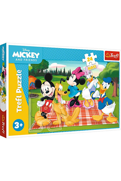 Trefl ПЪЗЕЛ 24 MAXI DISNEY MICKEY MOUSE SI PRIETENII PREFERATUL LUI MICKEY
