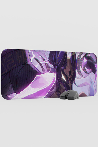 mousepad bastir Cyno Genshin Impact Anime Gacha V4 - 70X30 XL Gaming Mouse Pa...