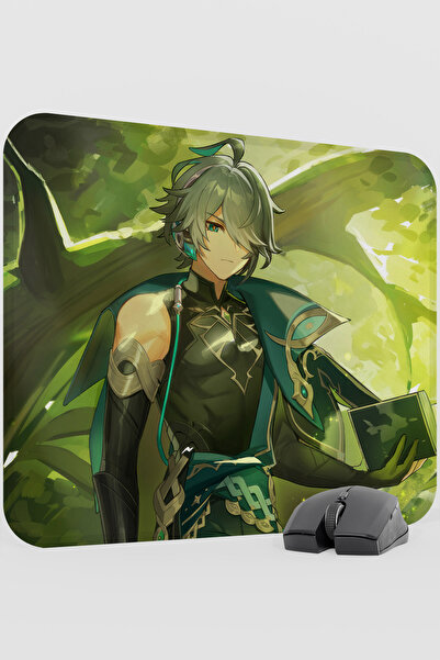 mousepad bastir Alhaitham Genshin Impact Anime Gacha V3 - 48X40 XL Gaming Mou...