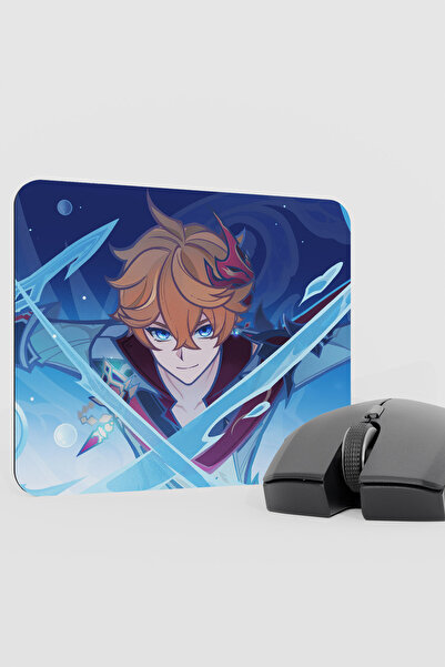 mousepad bastir لوحة ماوس للألعاب من Childe Genshin Impact Anime Gacha V1 - 2...