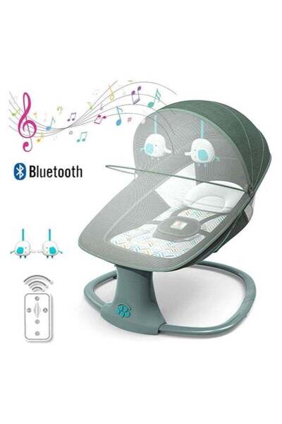 Chuma 1x3 Electric Baby Rocking Chair - Bluetooth with Adjustable Remote Control