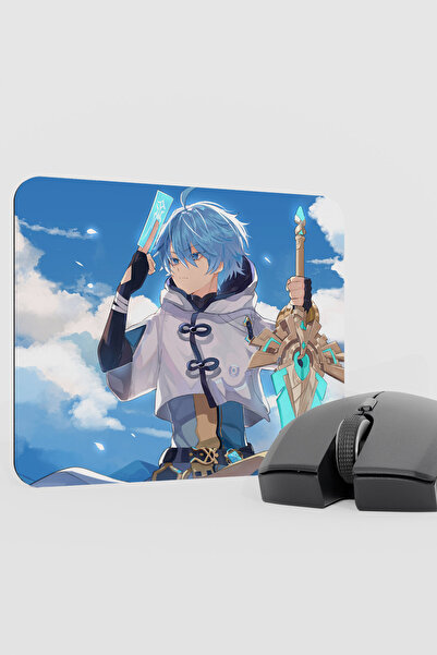 mousepad bastir Chongyun Genshin Impact Anime Gacha V3 - 22X18 Gaming Mouse P...