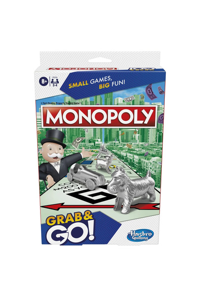 Hasbro MONOPOLY GRAB AND GO GAME IN ENGLISH