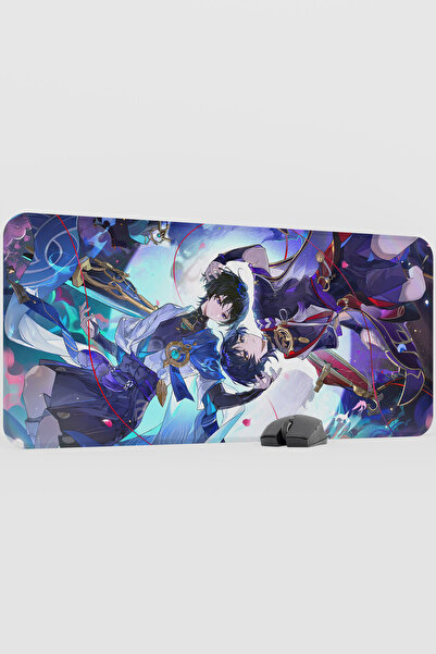 mousepad bastir Wanderer Genshin Impact Anime Gacha V2 - 90X40 XXL Gaming Mou...