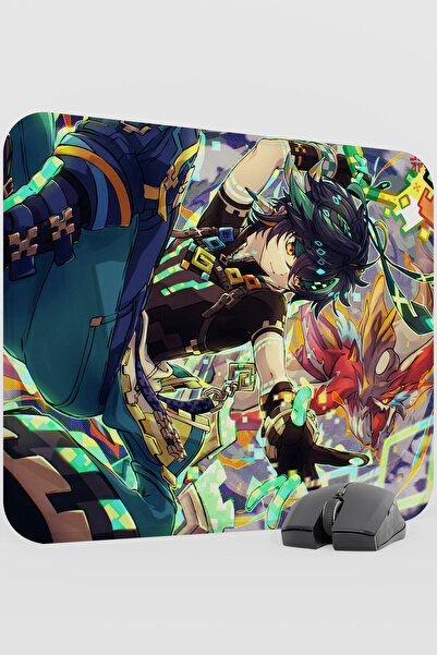 mousepad bastir Kinich Genshin Impact Anime Gacha V4 - 48X40 XL Gaming Mouse ...