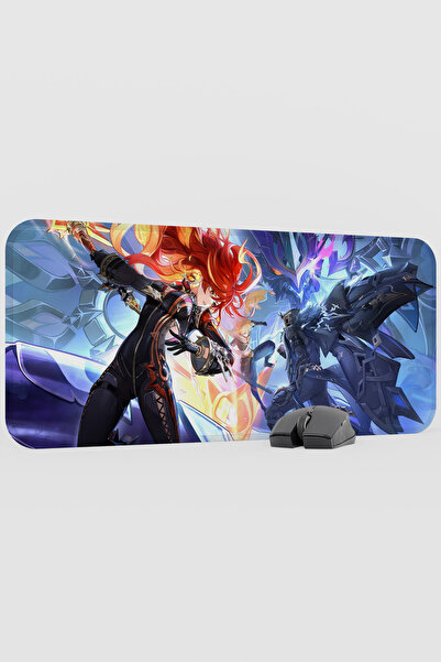 mousepad bastir Mavuika Genshin Impact Anime Gacha V5 - 70X30 XL Gaming Mouse...