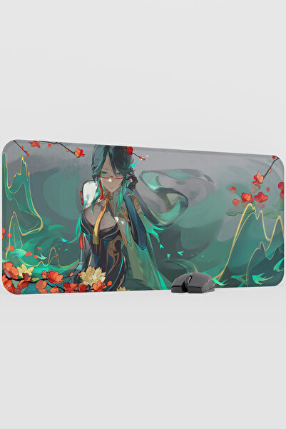 mousepad bastir Xianyun Genshin Impact Anime Gacha V2 - 90X40 XXL Gaming Mous...