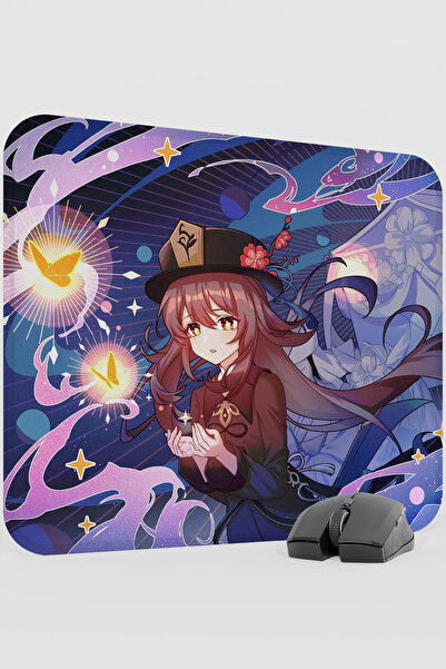 mousepad bastir Hu Tao Genshin Impact Anime Gacha V5 - 48X40 XL Gaming Mouse ...