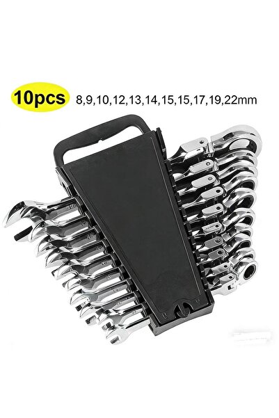 choice2 10pcs(8-22mm) Ratchet Wrench Set Tools for Men Tool Full Professional...