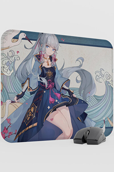 mousepad bastir Ayaka Genshin Impact Anime Gacha V2 - 48X40 XL Gaming Mouse P...
