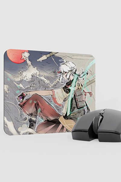 mousepad bastir Kazuha Genshin Impact Anime Gacha V5 - 22X18 Gaming Mouse Pad...