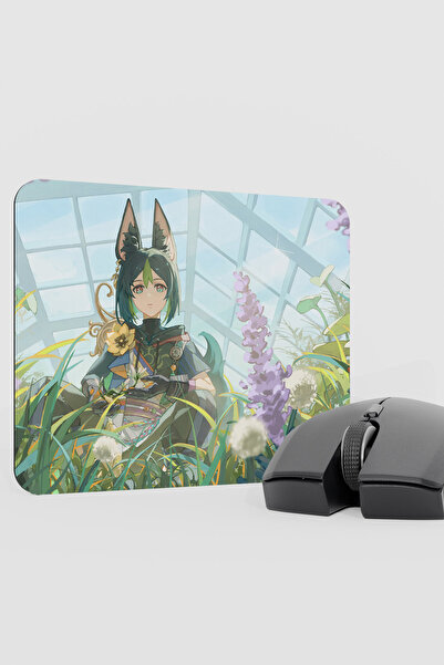 mousepad bastir Tighnari Genshin Impact Anime Gacha V3 - 22X18 Gaming Mouse P...