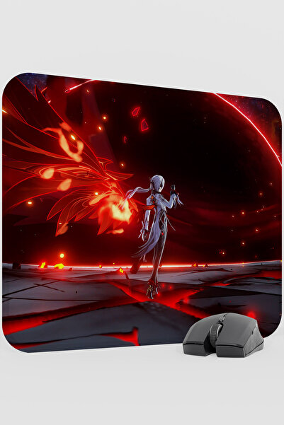 mousepad bastir Arlecchino Genshin Impact Anime Gacha V4 - 48X40 XL Gaming Mo...