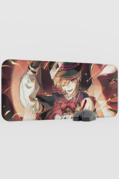 mousepad bastir Lyney Genshin Impact Anime Gacha V3 - 70X30 XL Gaming Mouse P...