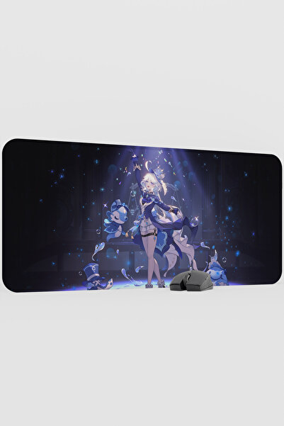 mousepad bastir Furina Genshin Impact Anime Gacha V5 - 90X40 XXL Gaming Mouse...