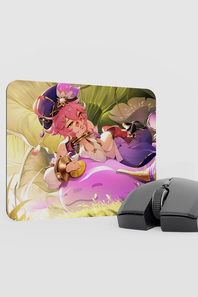 mousepad bastir Dori Genshin Impact Anime Gacha V1 - 22X18 Gaming Mouse Pad M...